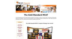 Desktop Screenshot of goldstandard-mcat.com