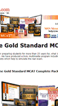 Mobile Screenshot of goldstandard-mcat.com