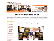 Tablet Screenshot of goldstandard-mcat.com